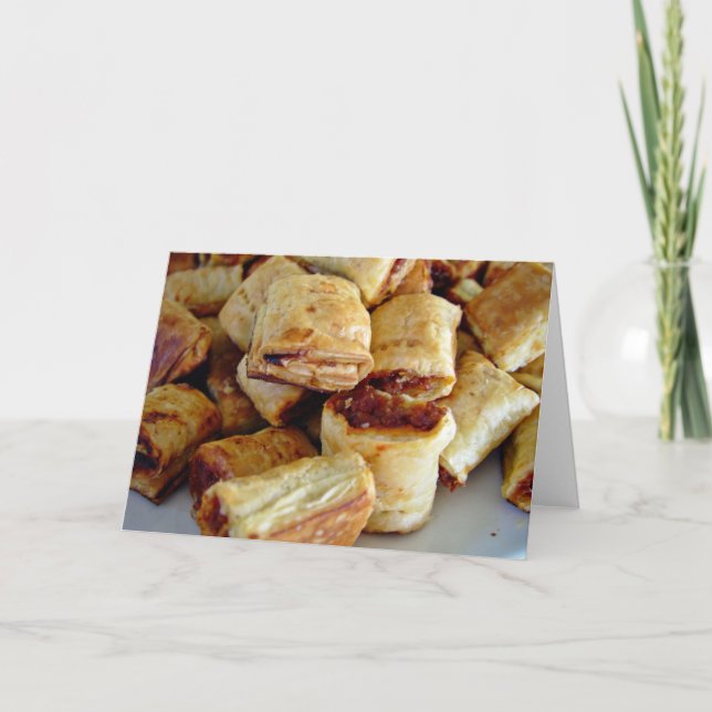 Tarjeta Montones de rollos de salchicha (Anverso)