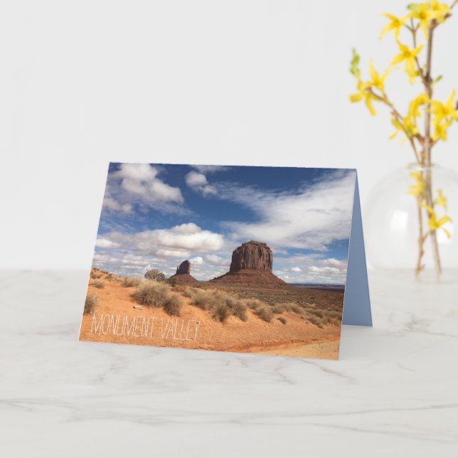Tarjeta Monument Valley Card (flor amarilla)