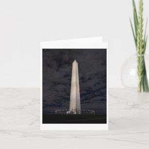 Tarjeta Monumento a Washington, Pegatina De La Noche