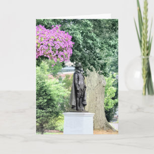 Tarjeta Monumento al Gobierno William Bradford en verano