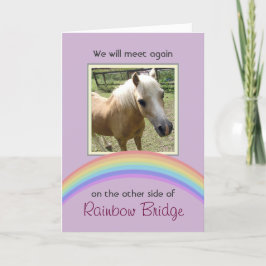 Tarjeta Monumento al Mascota del puente arcoiris del perso