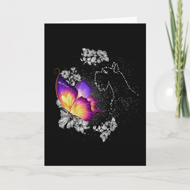 Tarjeta Monumento conmemorativo al perro Schnauzer en mini (Anverso)