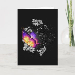 Tarjeta Monumento conmemorativo al perro Schnauzer en mini