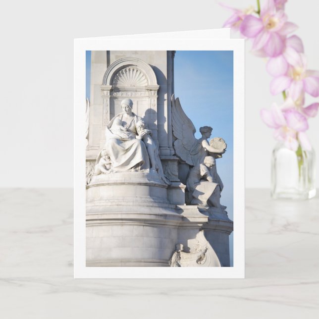 Tarjeta Monumento conmemorativo Victoria, Londres (Orquídea)