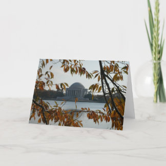 Tarjeta Monumento de Jefferson en la caída