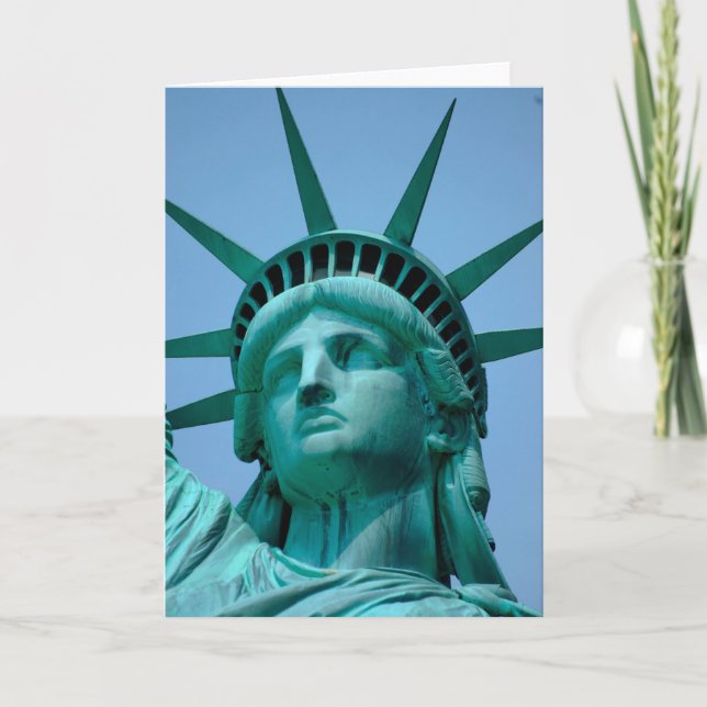 Tarjeta Monumentos | Estatua de la Libertad (Anverso)