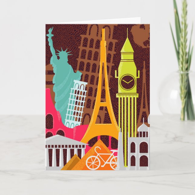 Tarjeta Monumentos internacionales (Anverso)