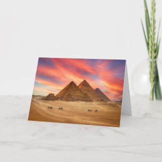 Tarjeta Monumentos | Las grandes pirámides