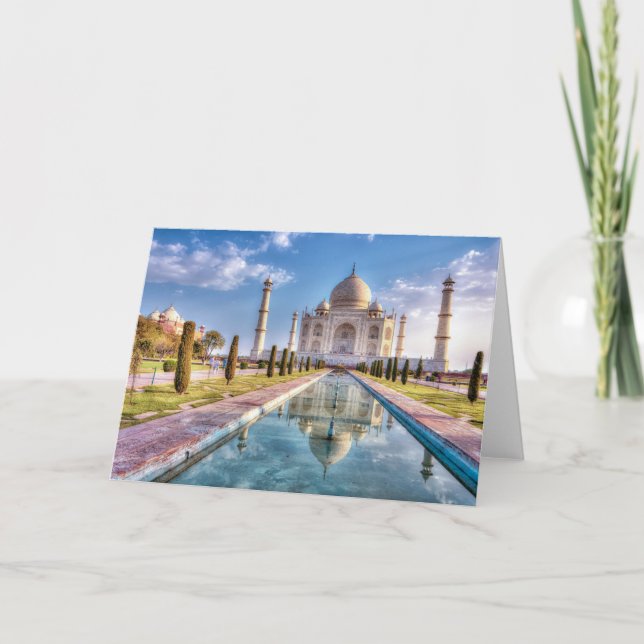 Tarjeta Monumentos | Taj Mahal Sunrise (Anverso)