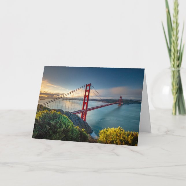 Tarjeta Monuments | Golden Gate San Francisco (Anverso)