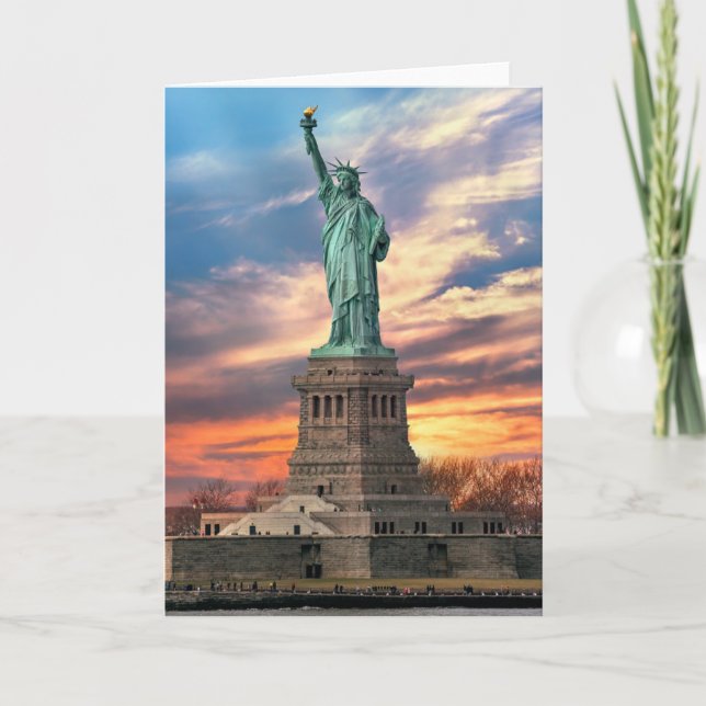 Tarjeta Monuments | The Statue of Liberty (Anverso)