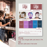 Tarjeta Moodboard de marca Hair Stylist - Identifi<br><div class="desc">Utilice el formato de retrato Hair Stylist Brand Moodboard Card para la comunicación en equipo y para reforzar la identidad de marca de su salón. Completamente personalizable de arriba a abajo, esta tarjeta combina a la perfección la inspiración y la identidad para destacar el estilo único de su salón. La...</div>