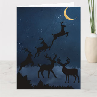 Tarjeta Moon deer