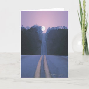 Tarjeta Moon Over Open Road