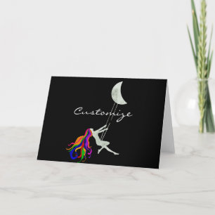 Tarjeta Moon Swinging Redhead Thunder_Cove