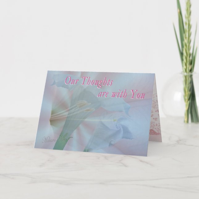 Tarjeta Moonflower Vision 2-personalizar en cualquier ocas (Anverso)