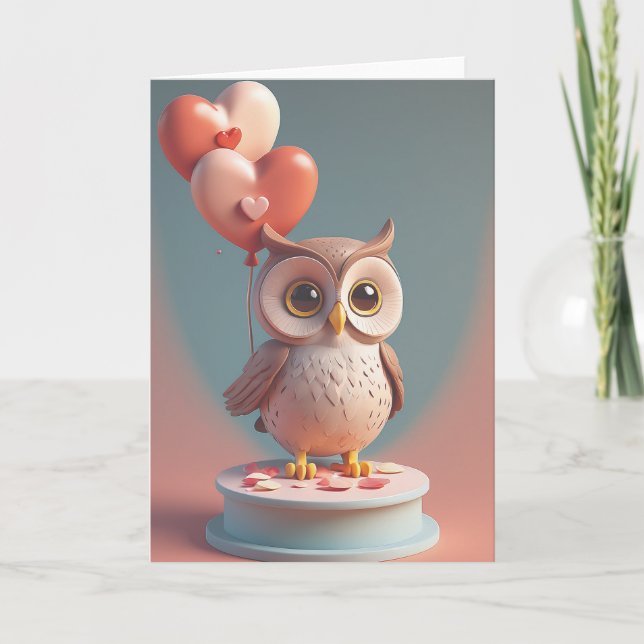 Tarjeta Moonlit Birthday Wishes (Anverso)