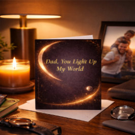 Tarjeta Moonlit Father’s Day Keepsake Card from Daughter