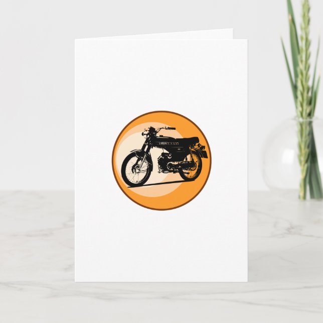 Tarjeta Moopa clásica Yamaha FS1E 'FIZZY' (Anverso)