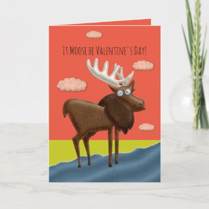 Tarjeta Moose Be Valentine Card