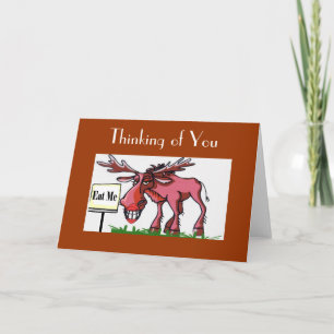 Tarjeta Moose Cómeme, pensando en ti