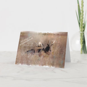 Tarjeta Moose from Tetons Greeting Card
