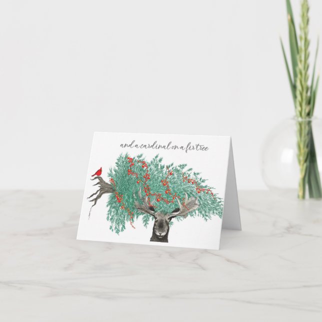 Tarjeta Moose y Cardinal (Anverso)
