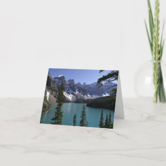 Tarjeta Moraine Notecard del lago