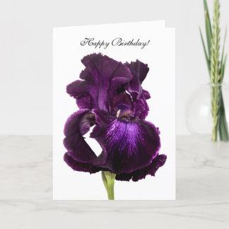 Tarjeta Morple Iris Personalizado Feliz cumpleaños