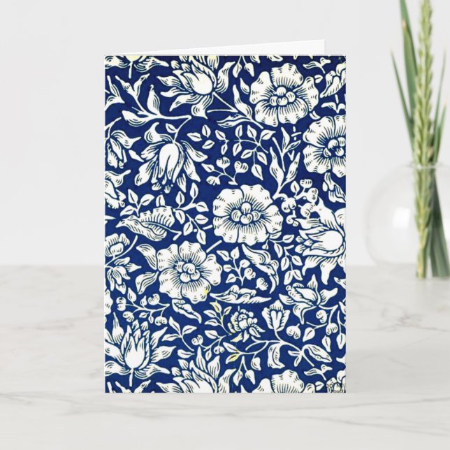 Tarjeta Morris - Blue Mallow (Anverso)