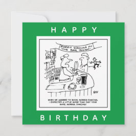 Tarjeta Morris Dancing en Pub. Baile Morris Tradicional