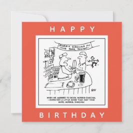 Tarjeta Morris Dancing en Pub. Baile Morris Tradicional