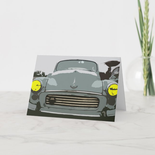 Tarjeta Morris Minor Greetings Card (Anverso)