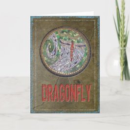 Tarjeta Mosaico de vidrio templado: Dragon Fly
