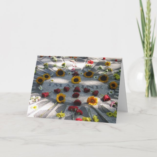 Tarjeta Mosaico IMAGINE, campo de fresa - H (Anverso)