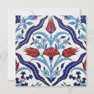 Tarjeta mosaico iznik