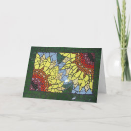 Tarjeta Mosaicos Sunflowers