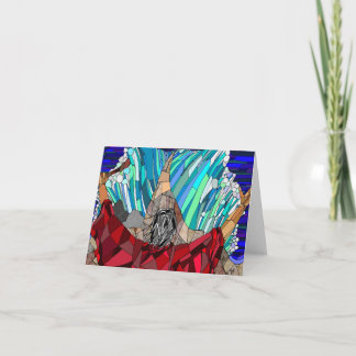 Tarjeta Moses que divide el Mar Rojo