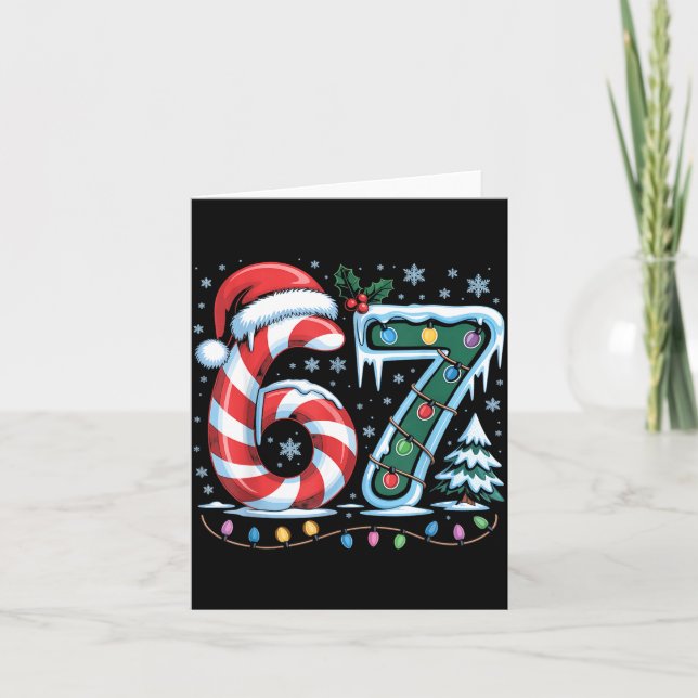 Tarjeta Most Likely To Say 67 Christmas Matching 7 6 Famil (Anverso)