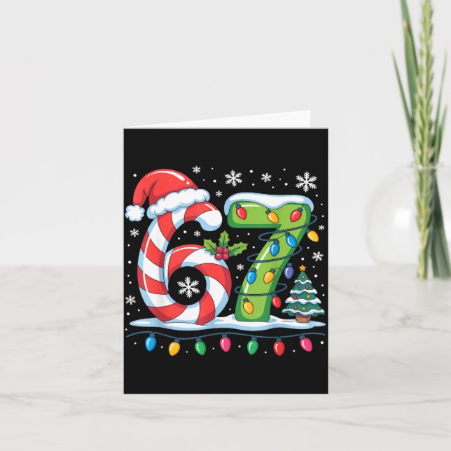 Tarjeta Most Likely To Say 67 Christmas Matching 7 6 Famil (Anverso)