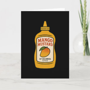 Tarjeta Mostaza de Mango 67 Seis Siete 6-7 - Divertida Loc