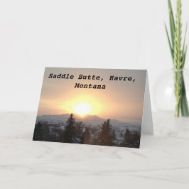 Tarjeta Mota de la silla de montar, Havre Montana