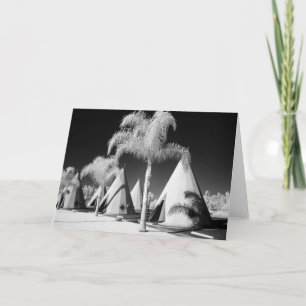 Tarjeta Motel de la tienda india, ruta 66, Rialto,