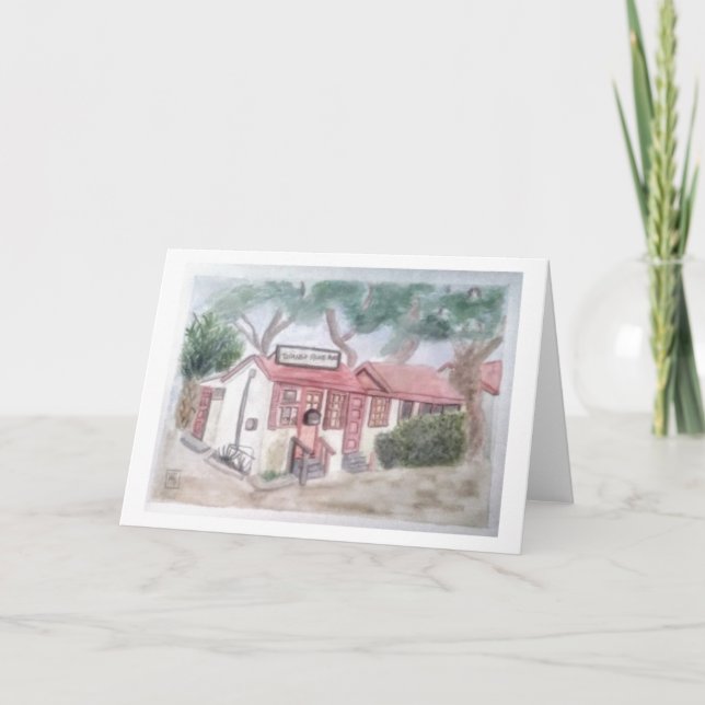 Tarjeta Motel Topanga Ranch (Anverso)