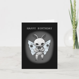 Tarjeta Moth Man Prophecy Personalizado gótica único Cumpl