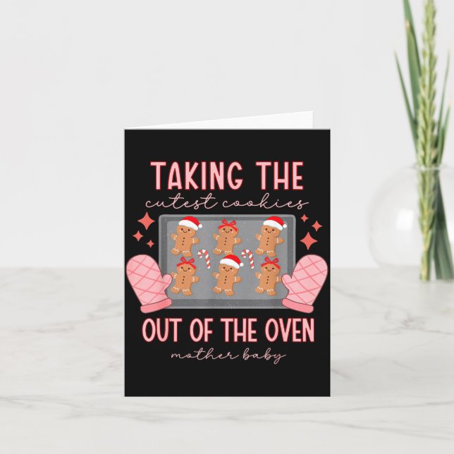 Tarjeta Mother Baby Nurse Christmas Mbu Stpartum Nurse Xma (Anverso)