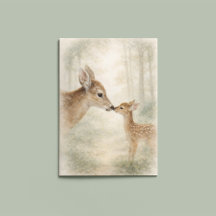 Mother’s Day Card – Deer Kissing Noses