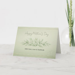 Tarjeta Mother’s Day Card for Acupuncture Clinic Clients  