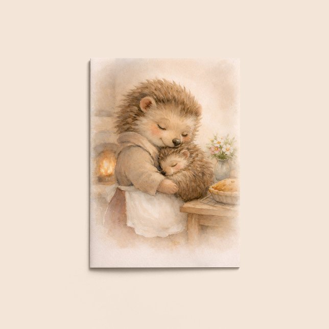 Tarjeta Mother’s Day Card – Hedgehog Cozy Embrace (Subido por el creador)