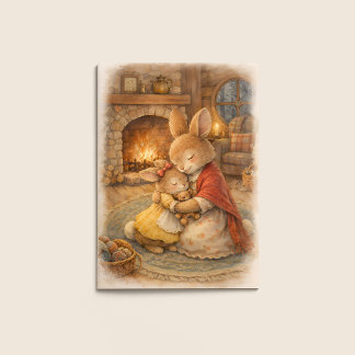 Tarjeta Mother’s Day Card – Rabbit Cozy Embrace